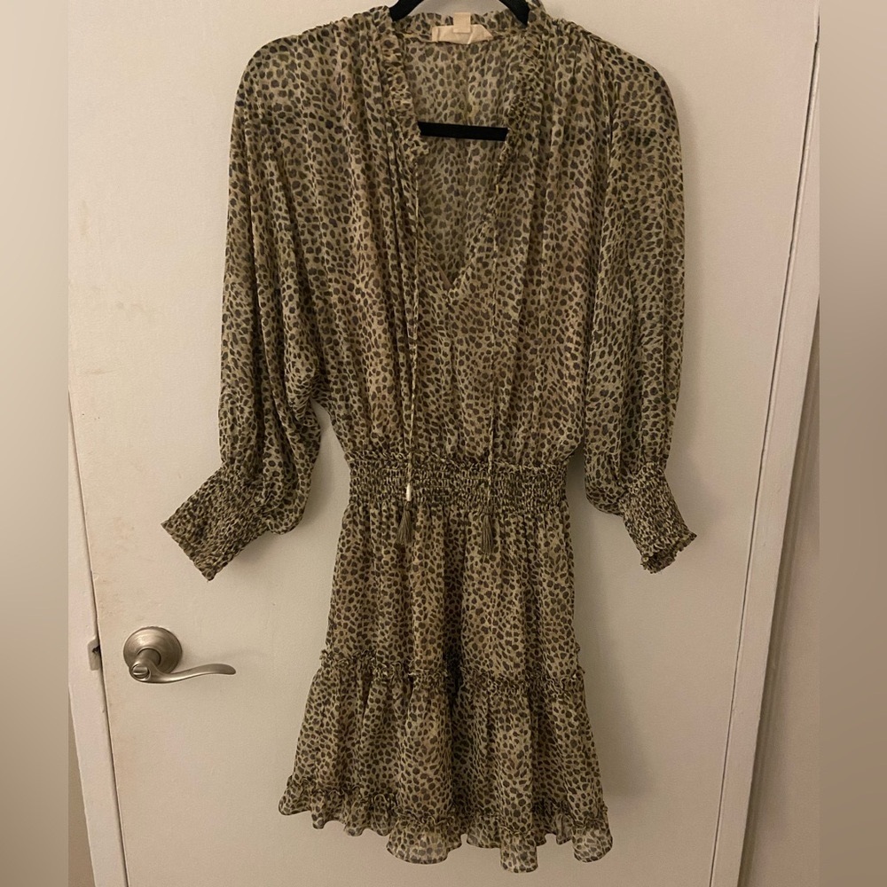 Leopard print dress